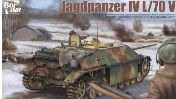 Распаковка Border Model 1 35 BT-049 Jagdpanzer IV L 70 (V)