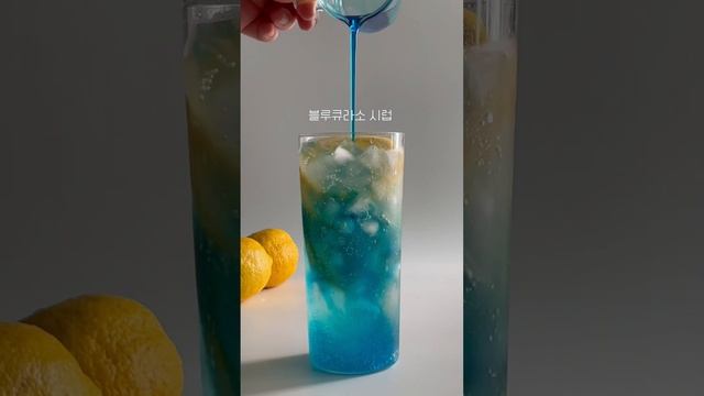 Blue lemonade - Home cafe recipe #shortsvideo #viral #homecafe