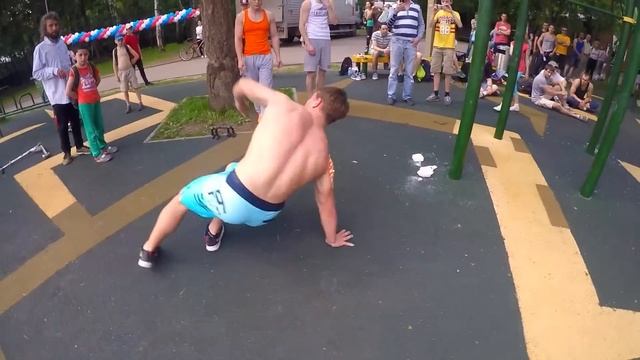 Ваня Семенников Лучшие Моменты Воркаут Батлы 1х1 28.05.2016