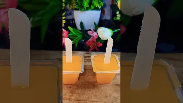 Pudding mango flavour popsicle ice cream #trending #shorts #viralvideo