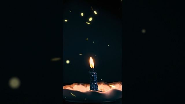 Новогоднее настроение: Таймлапс - горящая свеча 2/2