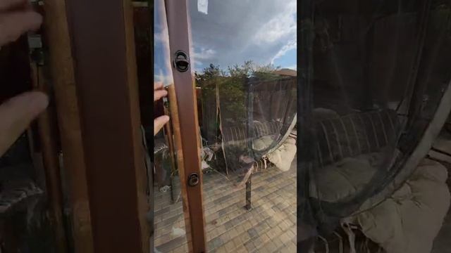 Мягкие окна на металлический навес от компании ПроХаус