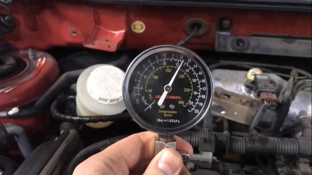 Компрессия 4G63T Mitsubishi Airtrek Turbo-R [Leks-Auto 335]