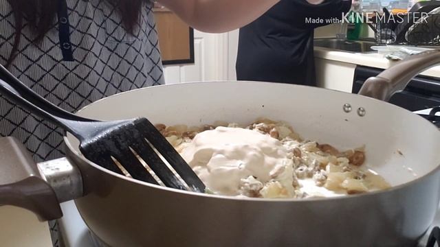 Carbonara cream cheese using healthy noodles feat mama