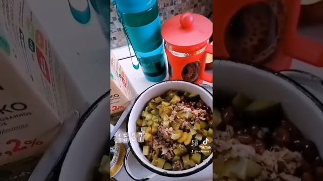 Салат за 3 минуты #салат #салатза5минут #еда #вкусно #shorts