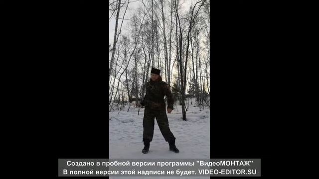 Фланкировка шашкой в моем исполнении.
