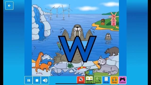 Letterland  W W