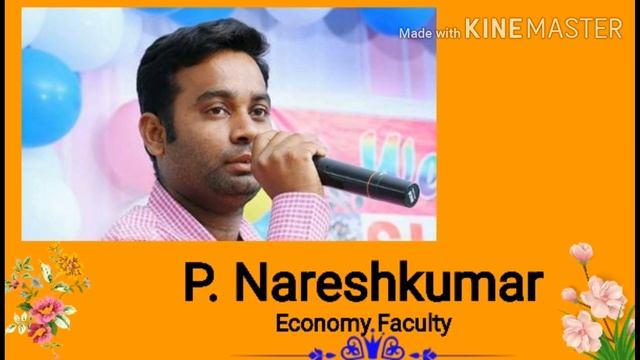 Nalgonda Economics Forum Faculty Members.