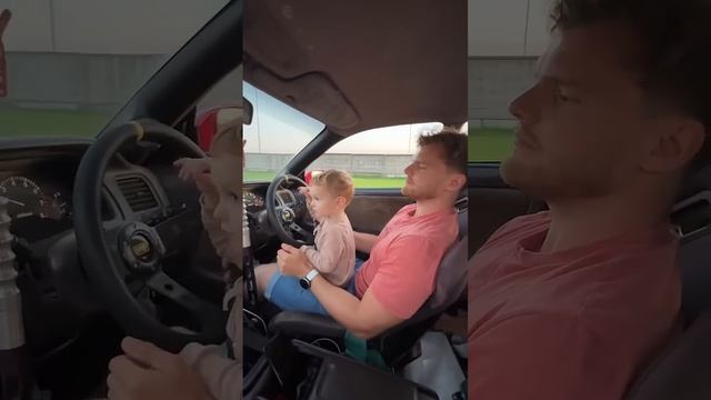 Когда ребенок первый раз сел за руль Марк2  #drift#toyota