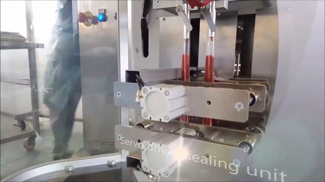 Ketchup in stick pack with two lanes Vertical packaging machine IMBAL TWIN L