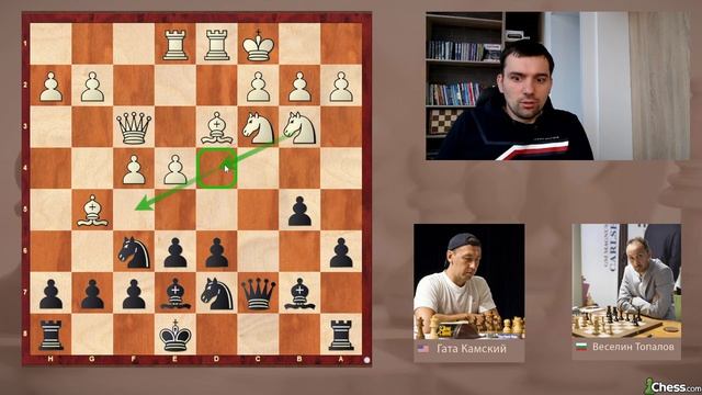 Сицилианская защита. Вариант Найдорфа. Камский - Топалов. Уроки шахмат.