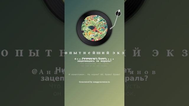 Прелюбопытнейший экземпляр