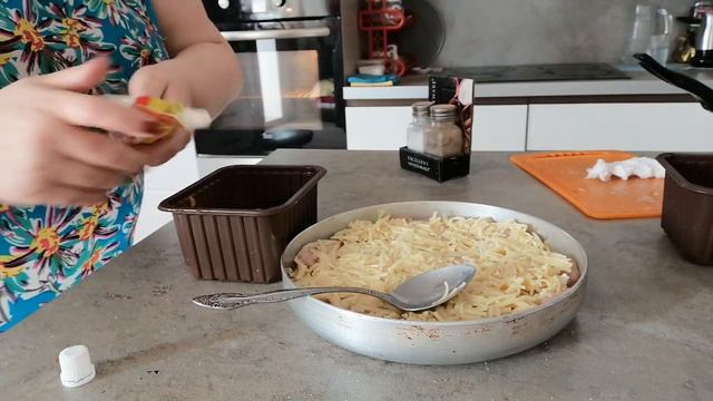 Мясо по-питерски с курицей.