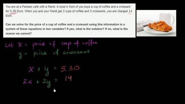 Systems of equations word problems example 4 | Algebra I | Khan Academy