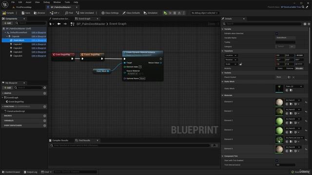 40 - Lecture 40 Setting up Palm Tree Dissolve Material