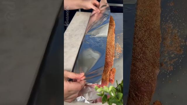 Costillas de cerdo en salsa BBQ #shorts #shortvideo #costillasbbq