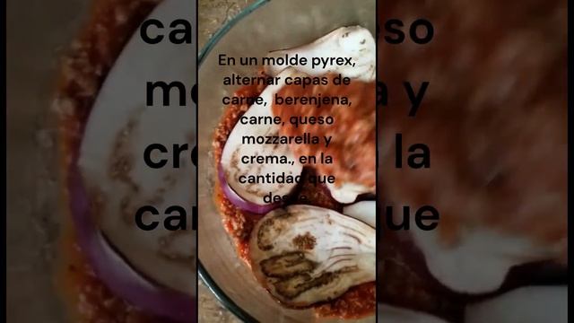 Deliciosa Lasaña de berenjena y carne a mi estilo!!! #recetasfáciles #cocinafácil #lasaña
