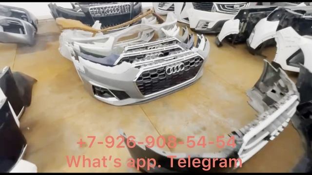 Бампер передний в сборе Audi A5 S5 2016 2017 2018 2019 2020 решетка радиатора молдинг Доставка СНГ