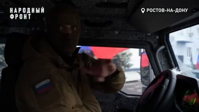 Российский броневик Буран с ортопедическими сидениями, обшивками и камерами с обзором 360 градусов.