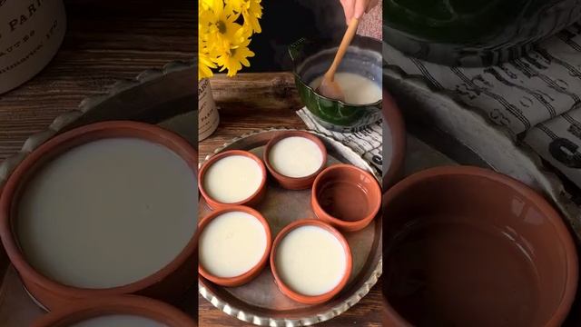 The Sutlach (Turkish rice puding) #puding #foodfeed #shorts #shortsfeed #ytshorts #satisfying #vira