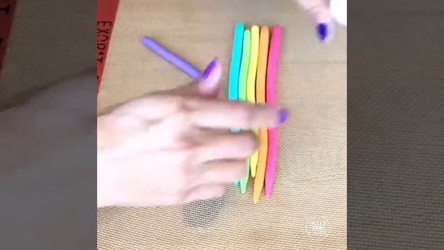 Fondant Rainbow Topper