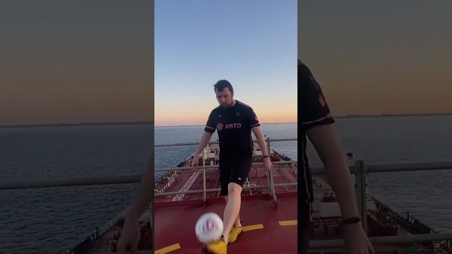 Football on board a vessel / Футбол на борту судна #Football #SC #Sea #Vessel #Seaman #Футбол #Море