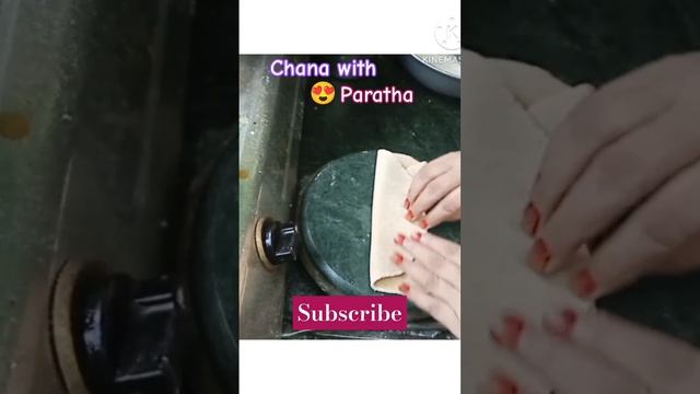 😍chana with Paratha #ytshorts #youtubeshorts #shortsvideo #trending #trends #shortsfeed #explore