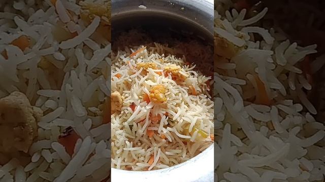 mixed fried rice, chicken #shorts