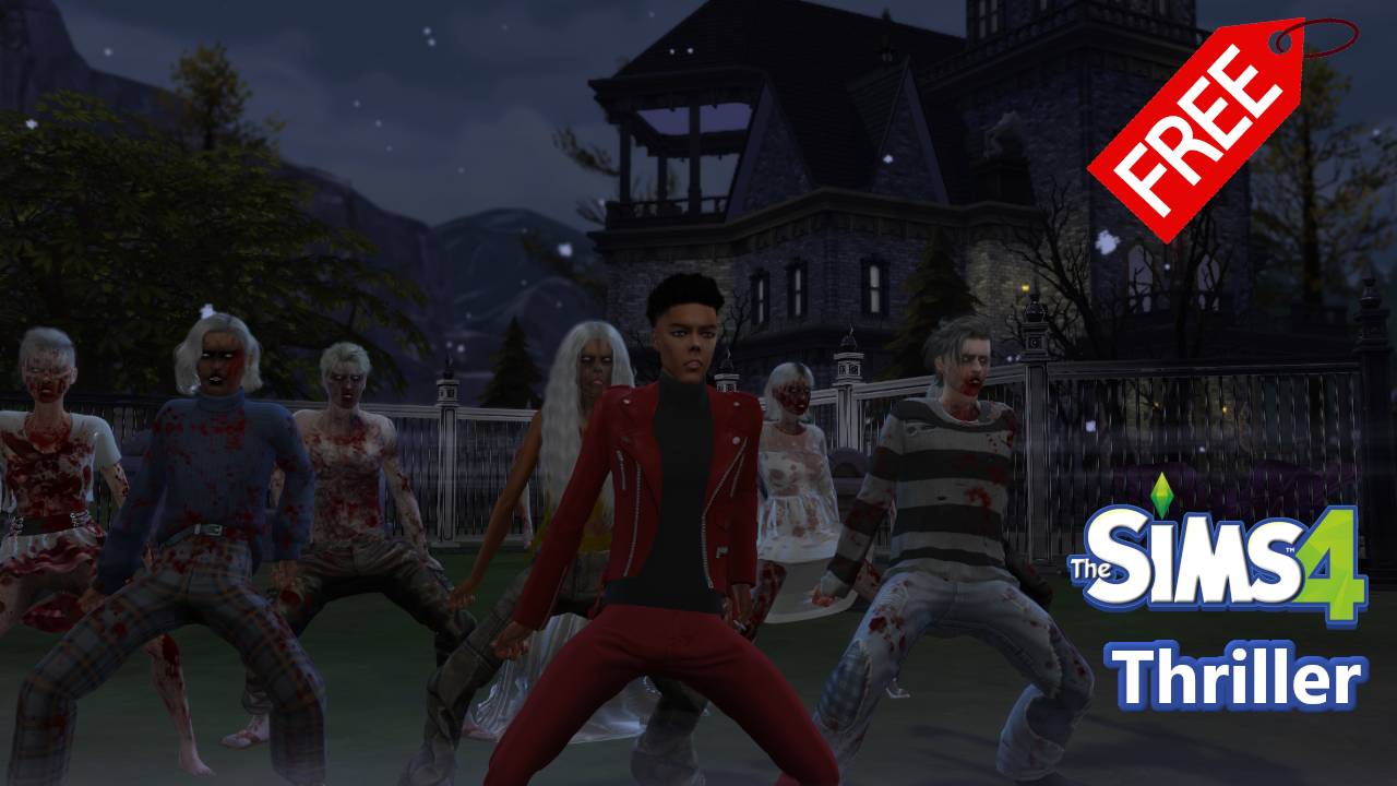 The Sims 4 Dancing Animations(Thriller) - Free Download