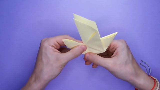 How to make a paper Bird? (easy origami)\ОРИГАМИ ПТИЧКА | ГОЛУБЬ ИЗ БУМАГИ | ORIGAMI BIRD