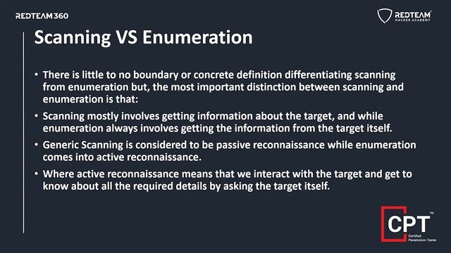 3 Scanning vs Enumeration