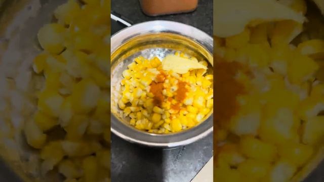 10rs Sweet Corn 🌽Boiled sweetcorn recipe/pepper corn#sweetcorn#cooking#peppercorn#shorts