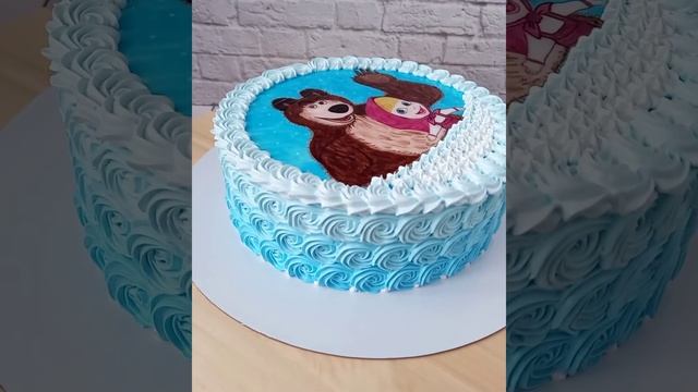 Яркий детский торт🎂