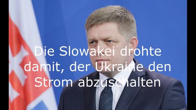 Die Slowakei drohte damit, der Ukraine den Strom abzuschalten