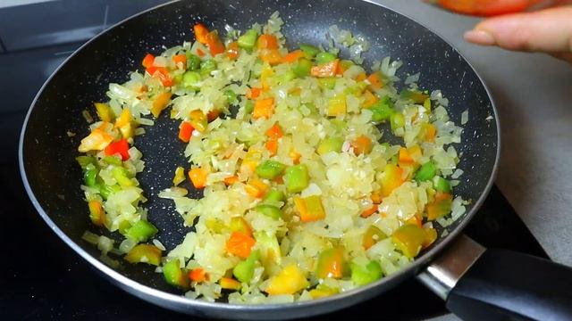 Vegetable casserole with eggplant for dinner. Simple, tasty and healthy.