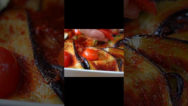 AUBERGINE LASAGNE | EGGPLANT LASAGNE | AUBERGINE MOUSSAKA | AUBERGINE PARMIGIANA | #shorts