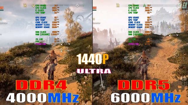 DDR4 - 4000MHz  vs DDR5 - 6000MHz  // PC GAMES BENCHMARK TEST //