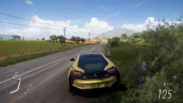 Forza Horizon 5. BMW I8. Realistic driving