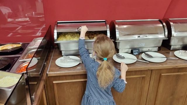 Завтрак в отеле Аристократ. Январь 2025г.