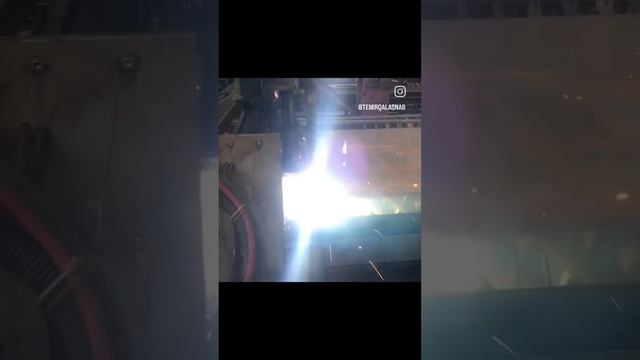 Плазменная резка листового металла 16 мм⚙️🔥