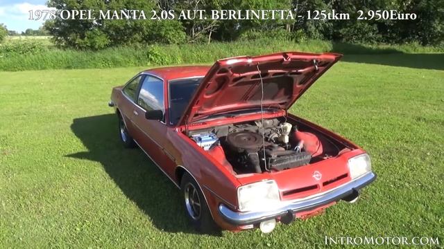 1978 Opel Manta 2,0S Aut. Berlinetta - Solgt!