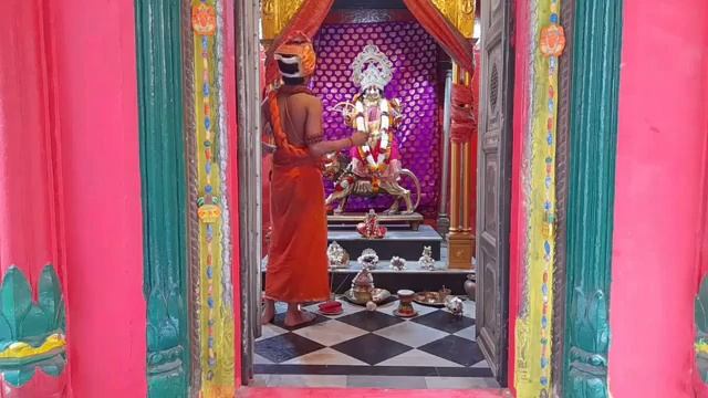 Aarathi offering to Jagadhatri devi. 3 july. #nithyanada #kailasa #kashi