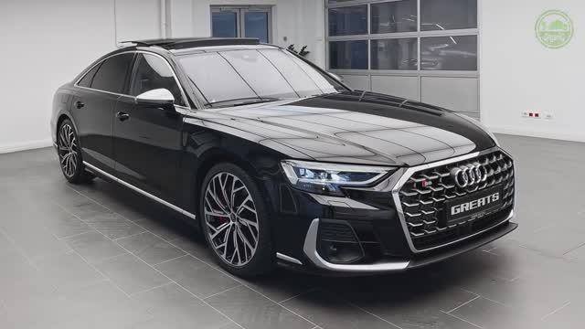 Audi S8 2025 - Звук, Интерьер и Экстерьер