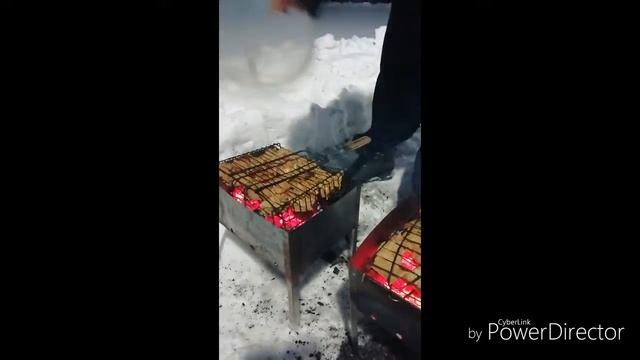 Шашлыки зимой круто!!!!