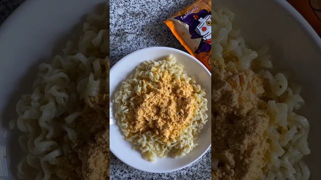 Samyang Buldak Quattro Cheese — #shorts #noodles #samyang #spicy #cheese #letseat