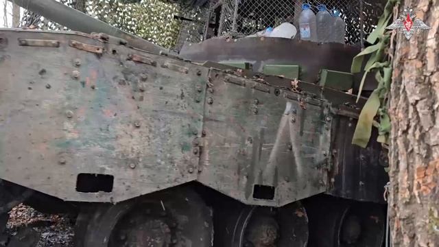 Боевая работа экипажа танка Т-80БМ ГрВ «Запад»