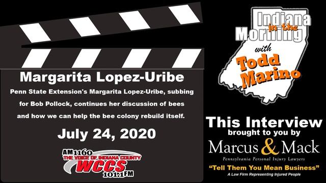 Indiana in the Morning Interview: Margarita Lopez-Uribe (7-24-20)