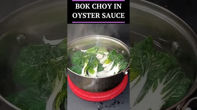 Plant To Plate!🌱🍽️. Growing Bok Choy/Tatsoi. Bok Choy In Oyster Sauce #shorts #bokchoy #hydroponics