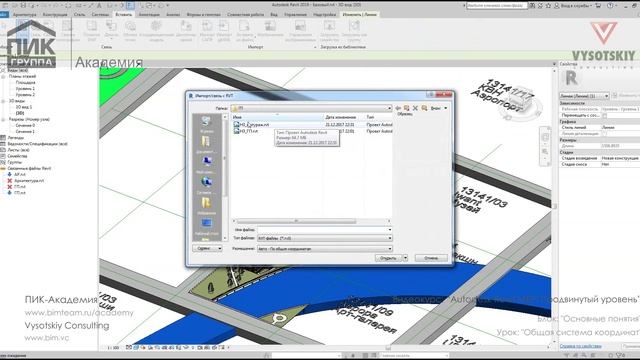 [Курс «Autodesk Revit MEP: Продвинутый уровень»] Общая система координат