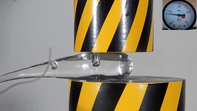 HYDRAULIC PRESS AGAINST HUGE DIAMOND